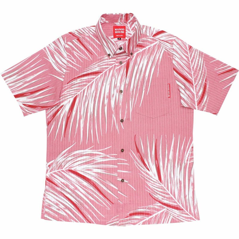 かりゆしウェア平置き画像（ピンク）