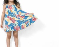 かりゆしウェア平置き画像（ブルー）