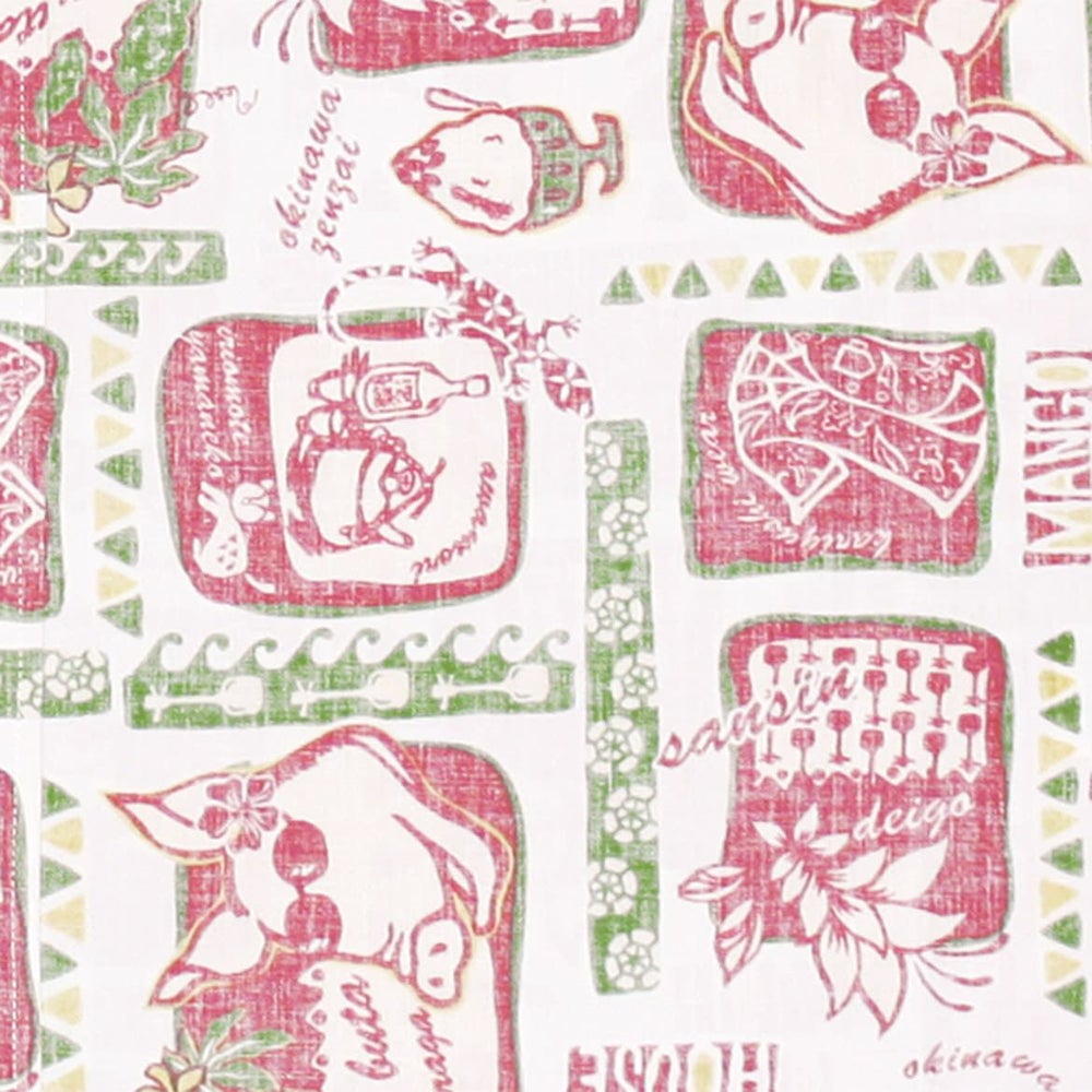 かりゆしウェア平置き画像（デザイン確認）