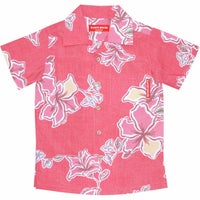 かりゆしウェア平置き画像（レッド）