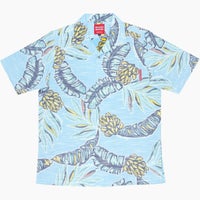 かりゆしウェア平置き画像（ライトかりゆしウェア平置き画像（ブルー））