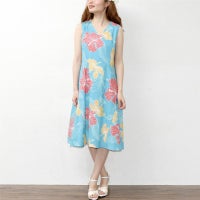 かりゆしウェア平置き画像（ライトかりゆしウェア平置き画像（ブルー））