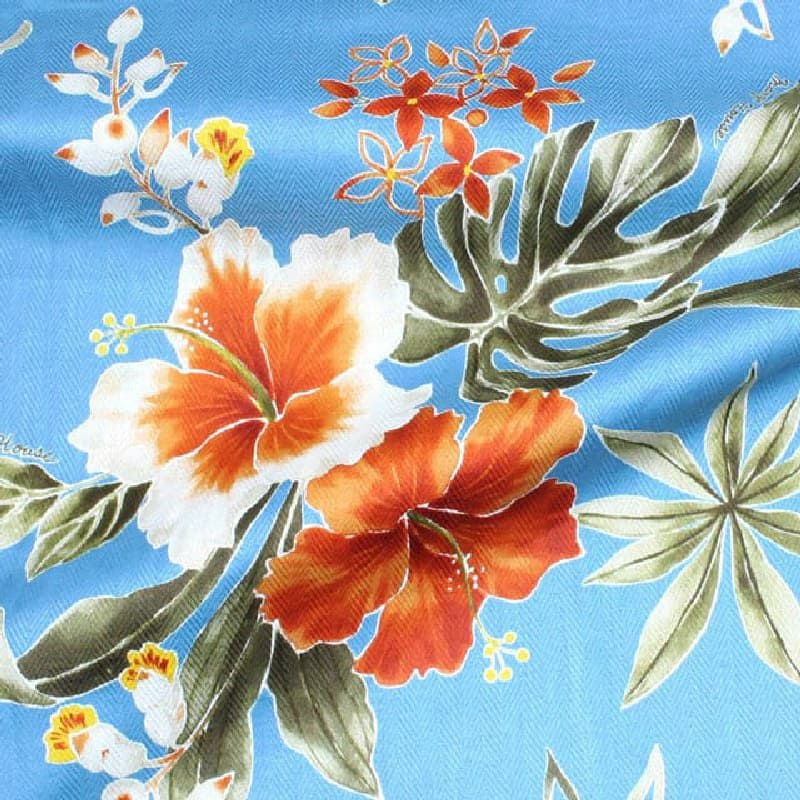 かりゆしウェア平置き画像（生地感確認）