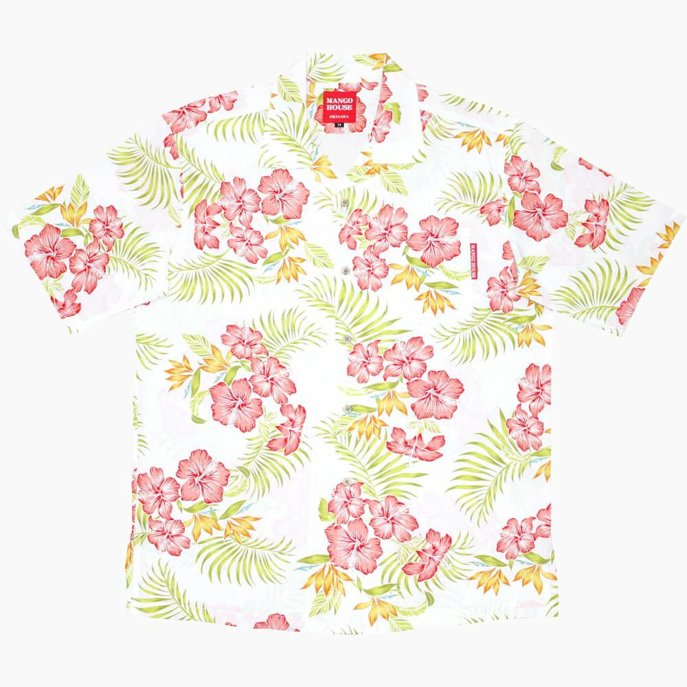 かりゆしウェア平置き画像（アイボリー）