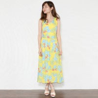 かりゆしウェア平置き画像（イエロー）