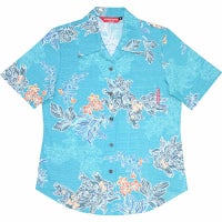 かりゆしウェア平置き画像（ライトかりゆしウェア平置き画像（ブルー））