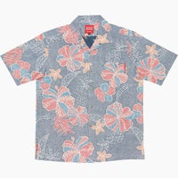 かりゆしウェア平置き画像（ネイビー）