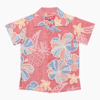 かりゆしウェア平置き画像（レッド）