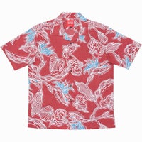 かりゆしウェア平置き画像（レッド）