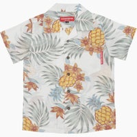 かりゆしウェア平置き画像（アイボリー）