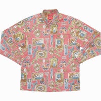 かりゆしウェア平置き画像（レッド）