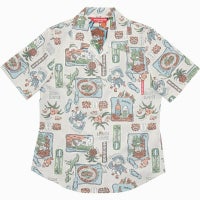 かりゆしウェア平置き画像（アイボリー）