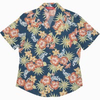 かりゆしウェア平置き画像（ネイビー）