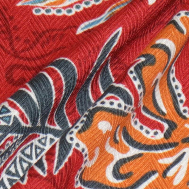 かりゆしウェア平置き画像（生地感確認）