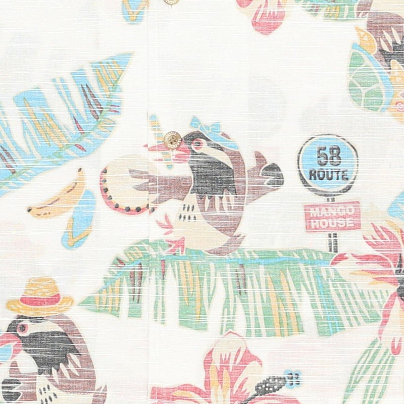 かりゆしウェア平置き画像（デザイン確認）