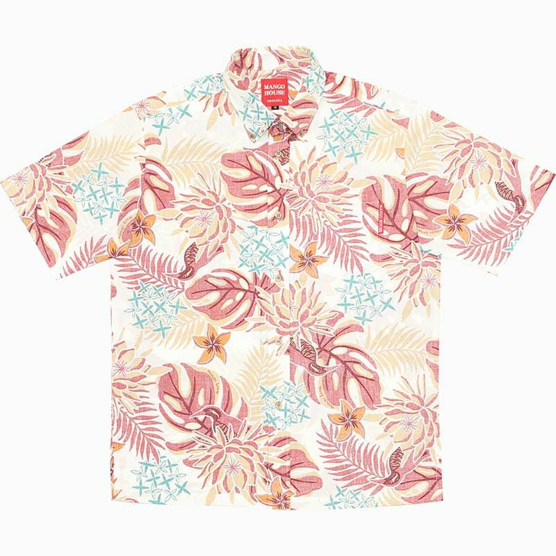 かりゆしウェア平置き画像（レッド）