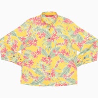 かりゆしウェア平置き画像（イエロー）