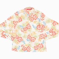 かりゆしウェア平置き画像（オフかりゆしウェア平置き画像（レッド））