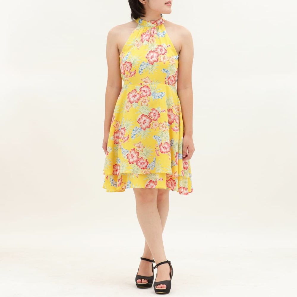 かりゆしウェア平置き画像（イエロー）