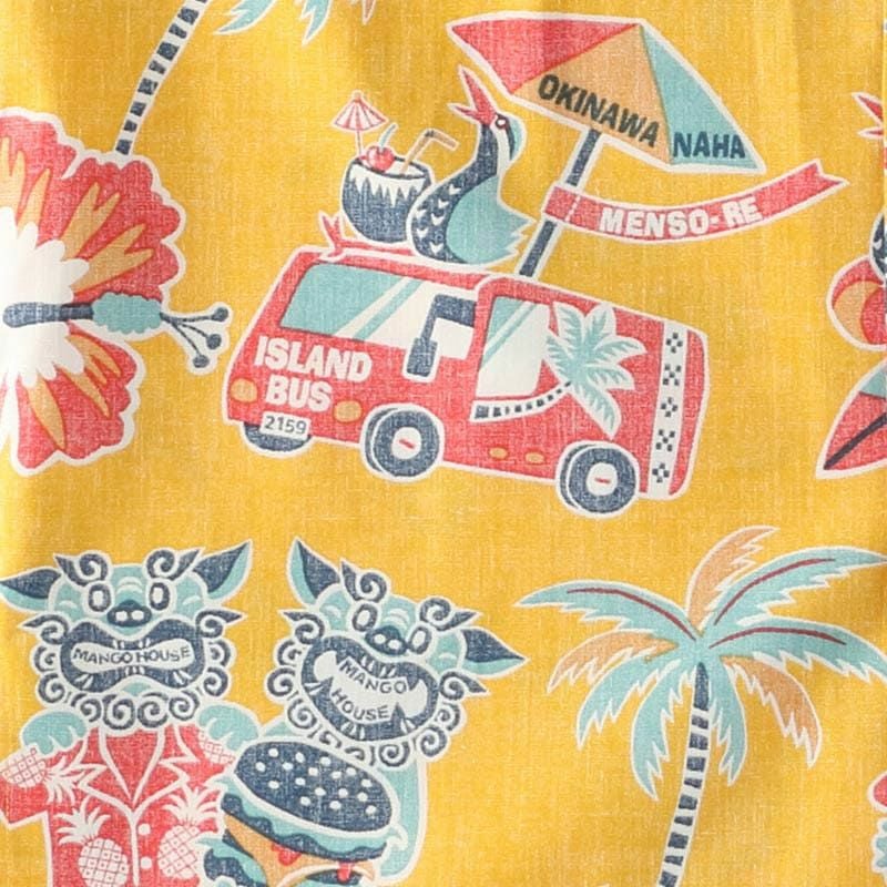 かりゆしウェア平置き画像（デザイン確認）