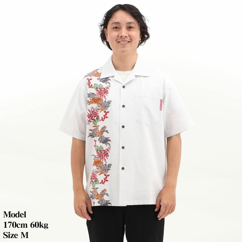 かりゆしウェア　モデル着用画像