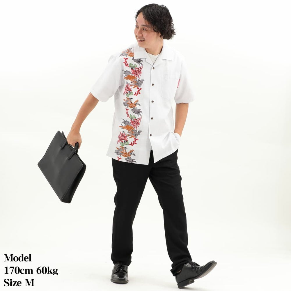 かりゆしウェア　モデル着用画像