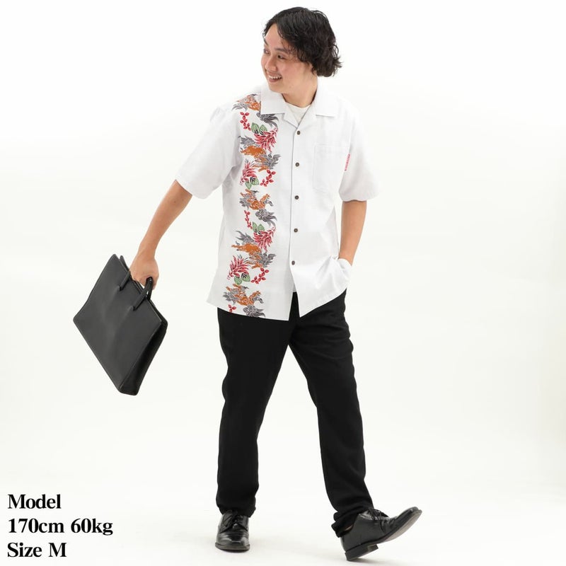 かりゆしウェア　モデル着用画像