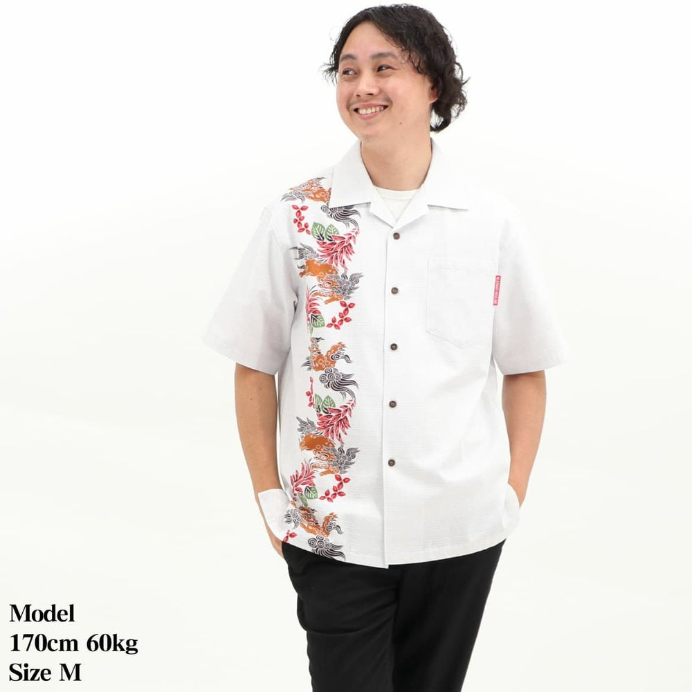 かりゆしウェア　モデル着用画像