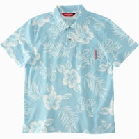 かりゆしウェア平置き画像（ライトかりゆしウェア平置き画像（ブルー））