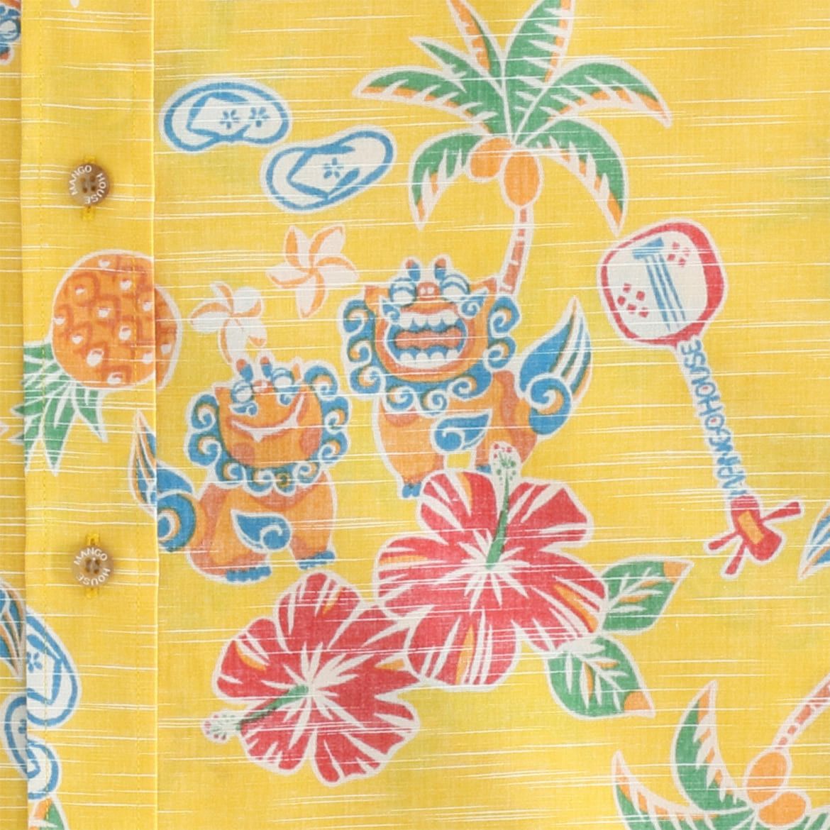 かりゆしウェア平置き画像（デザイン確認）