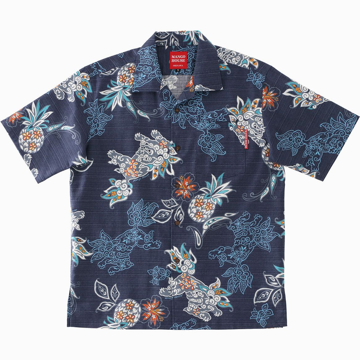 いちゃりばシーサーパイン かりゆしウェア 沖縄アロハシャツ専門店