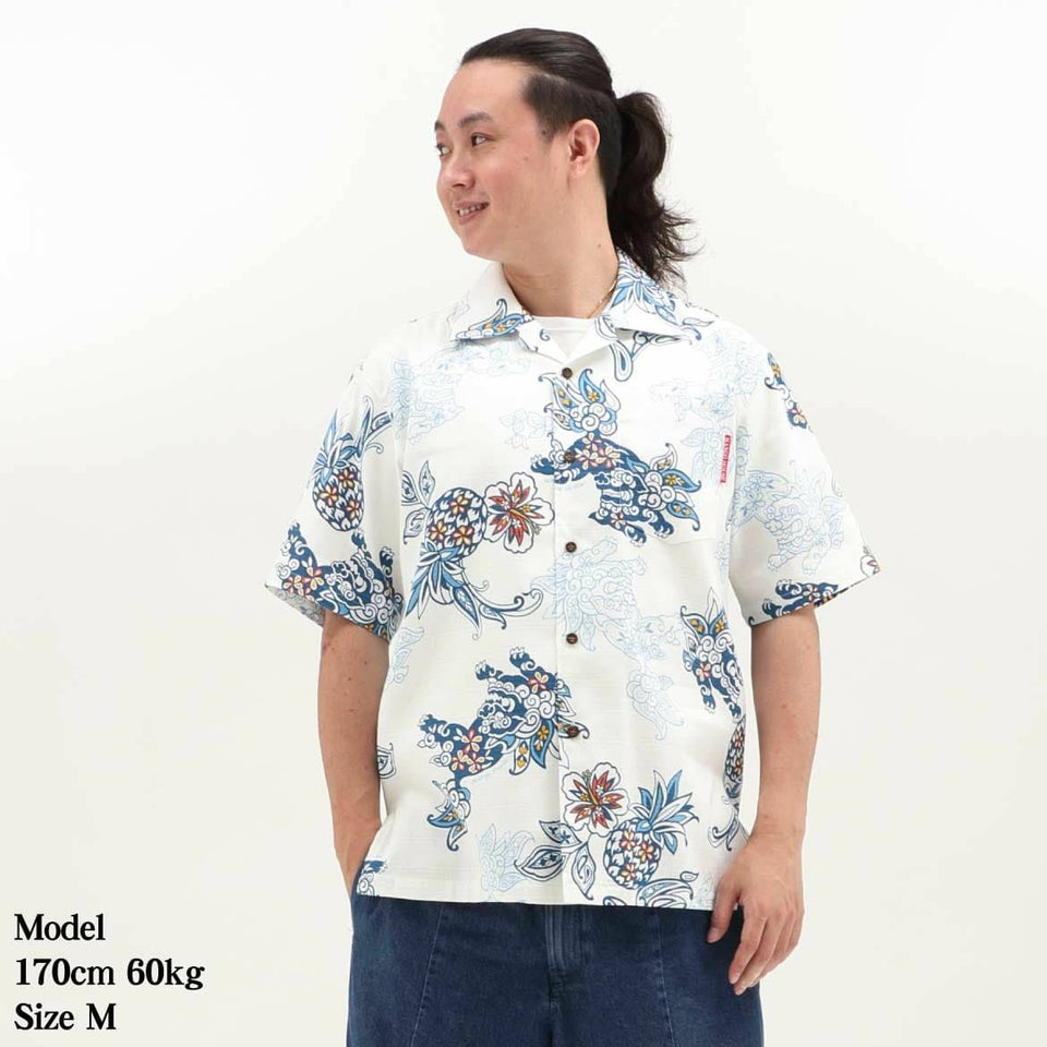 いちゃリばシーサーパインオフブルーモデル着用