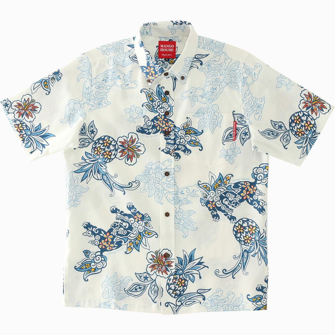 いちゃりばシーサーパイン かりゆしウェア 沖縄アロハシャツ専門店