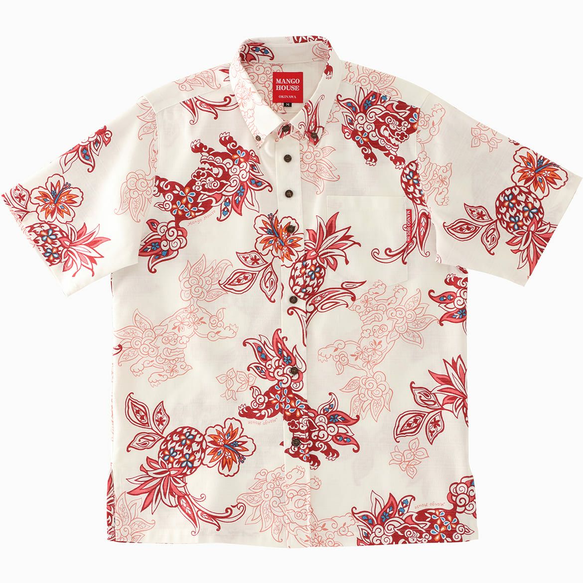 いちゃりばシーサーパイン かりゆしウェア 沖縄アロハシャツ専門店