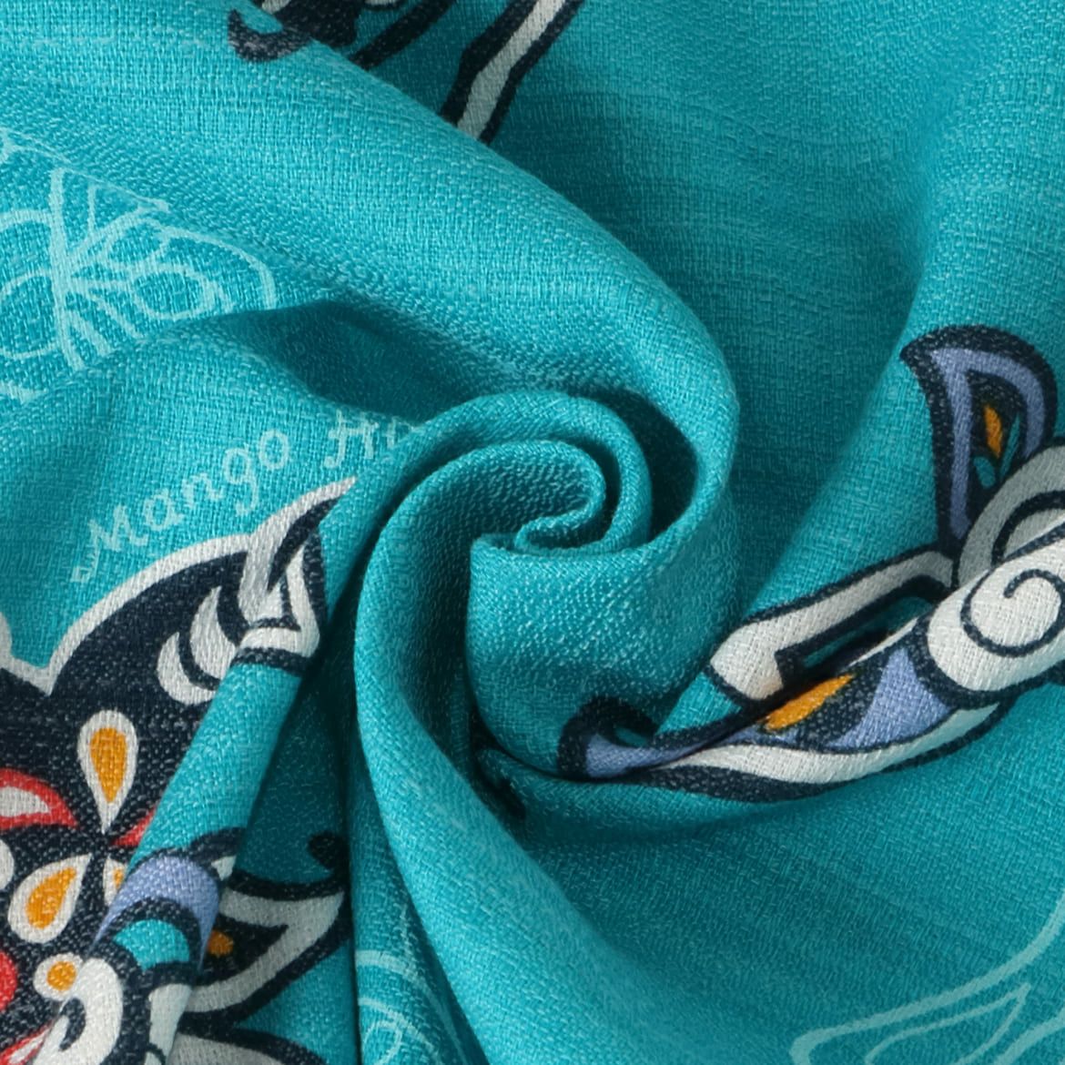 かりゆしウェア平置き画像（生地感確認）