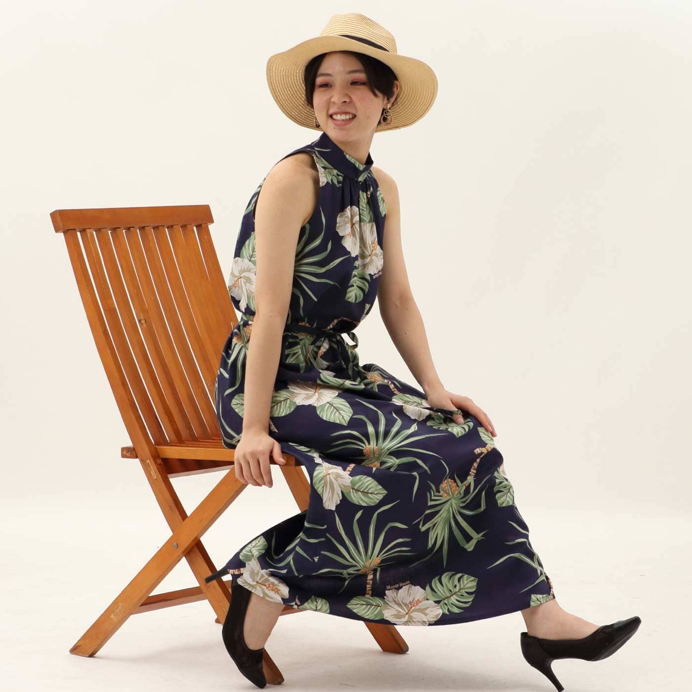 かりゆしウェア　モデル着用画像