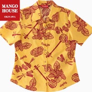 かりゆしウェア　半袖　レディース