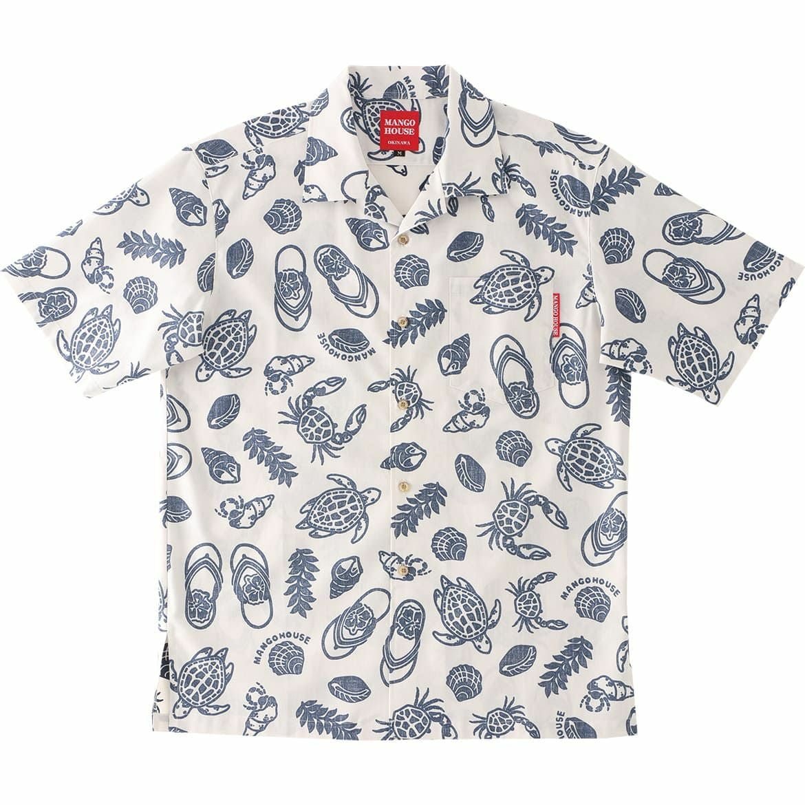 241153 島草履 メンズ かりゆしウェア 沖縄アロハシャツ専門店 マンゴ