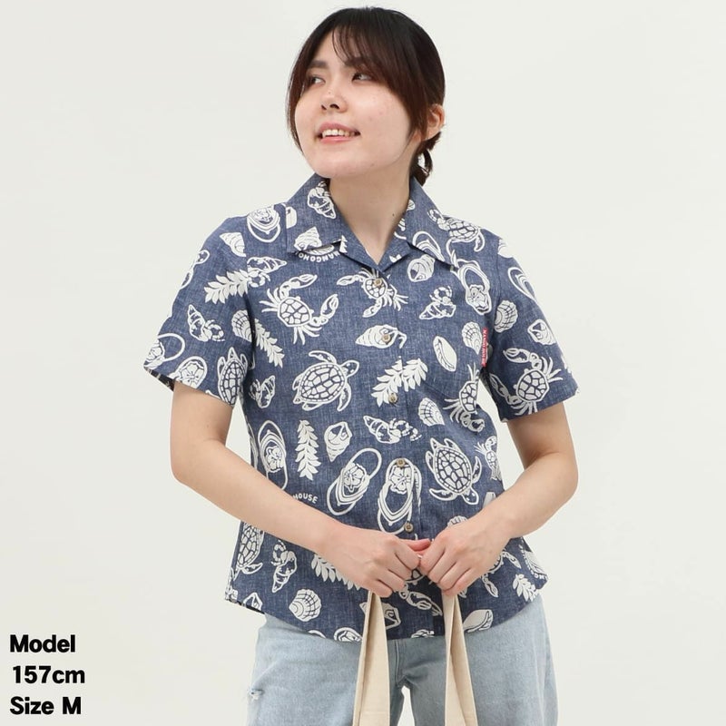 かりゆしウェア　モデル着用画像