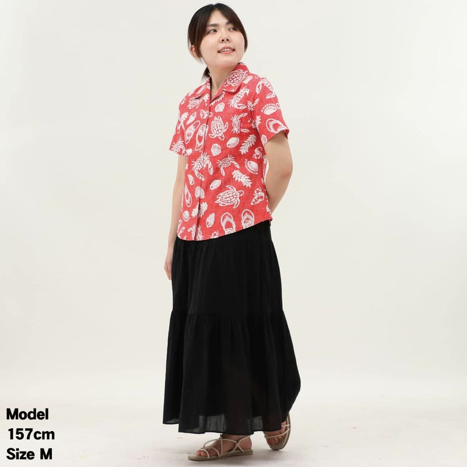 かりゆしウェア　モデル着用画像