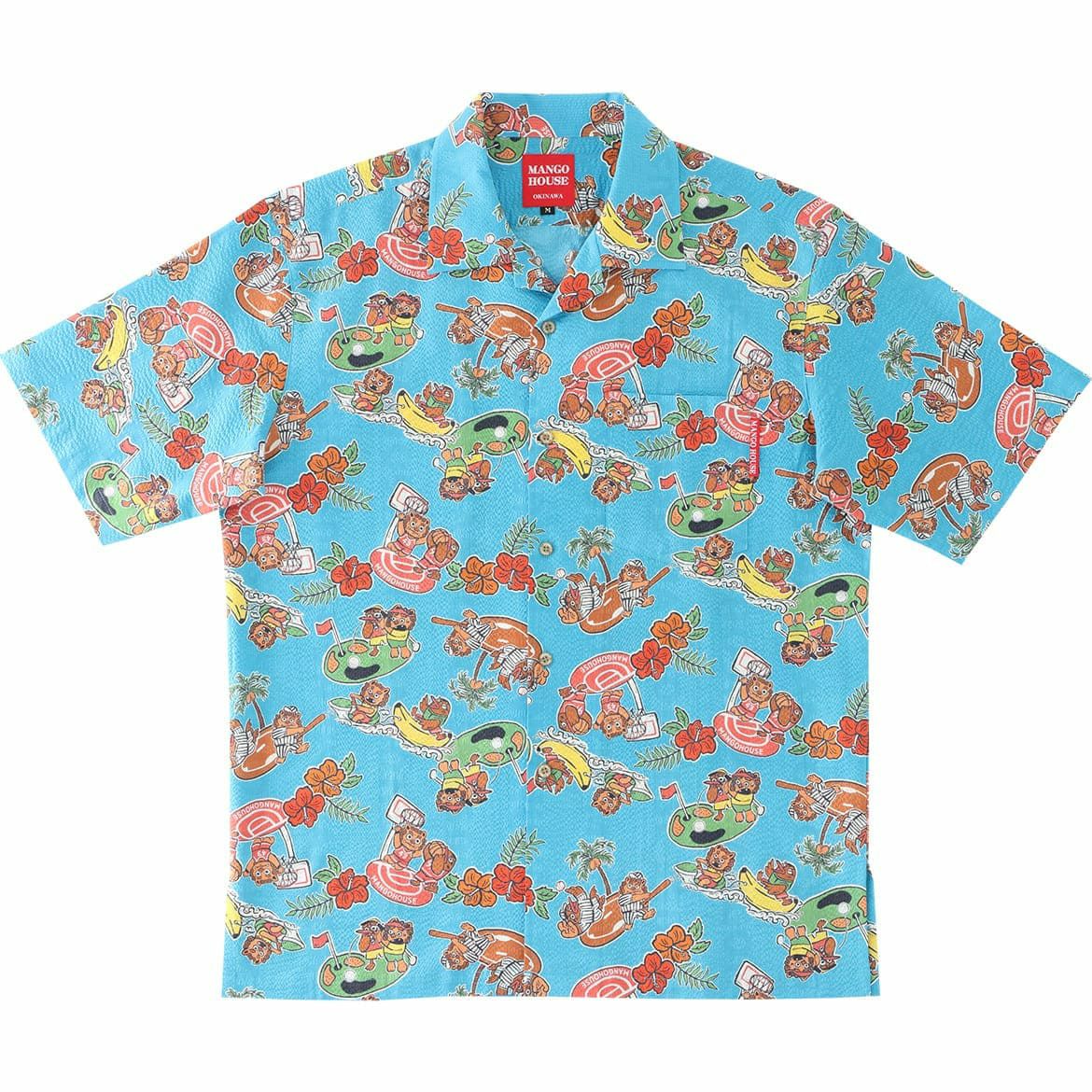 かりゆしウェア　サムネイル画像　ライトブルー