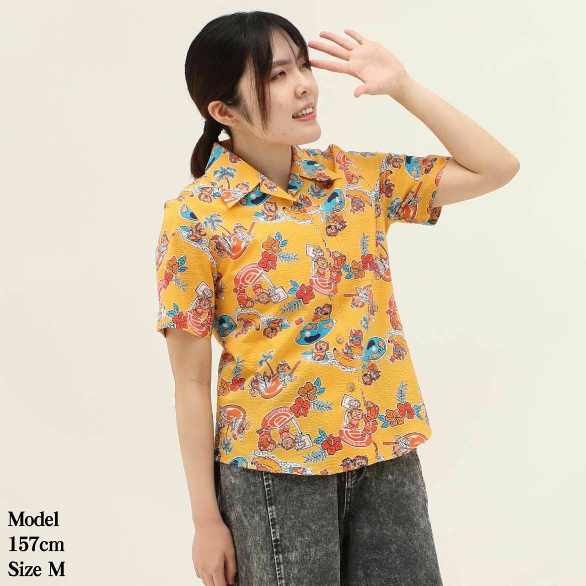 かりゆしウェア　モデル着用画像