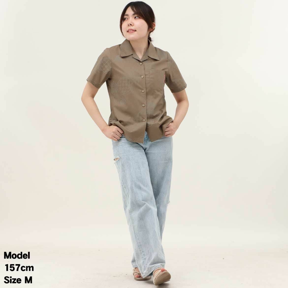 かりゆしウェアモデル着用画像