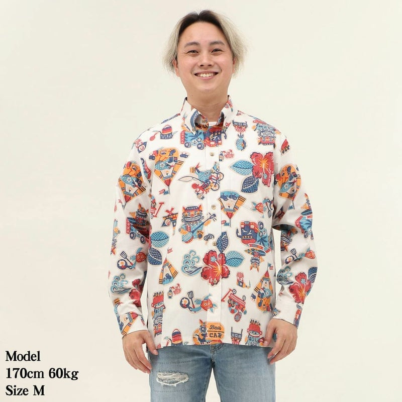 かりゆしウェア　モデル着用画像