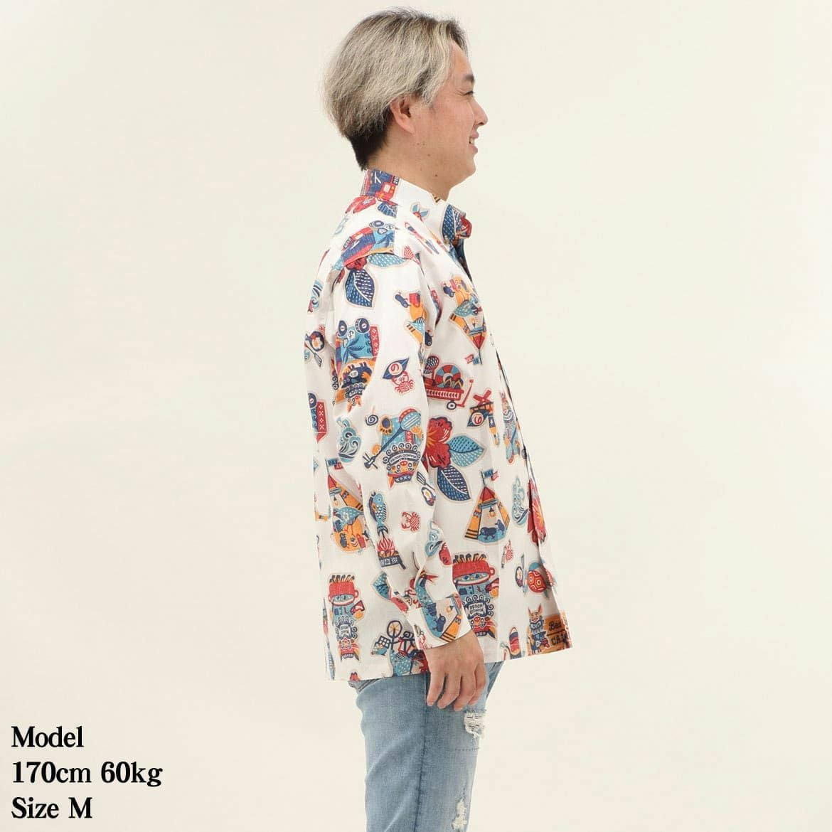 かりゆしウェア　モデル着用画像