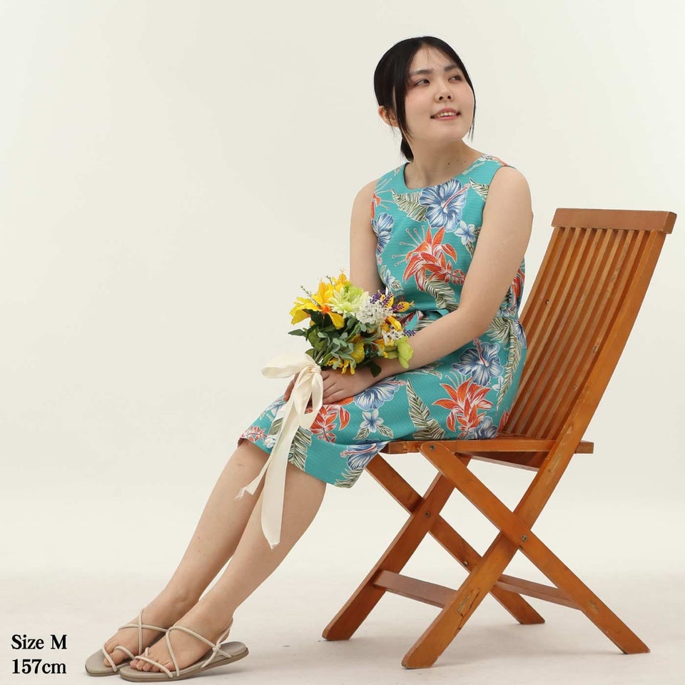 かりゆしウェア　サムネイル画像（ターコイズブルー）