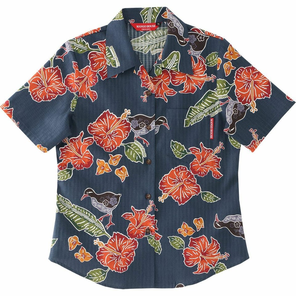 かりゆしウェア　サムネイル画像　ネイビー