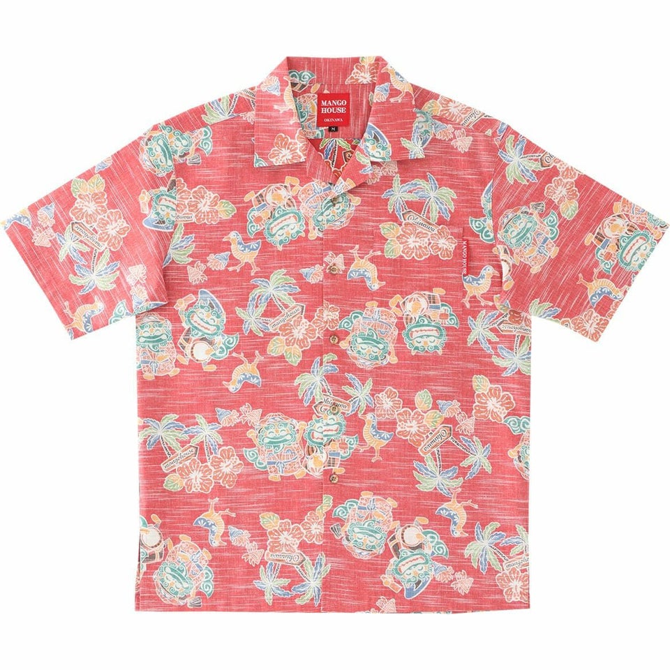 かりゆしウェア　サムネイル画像　レッド