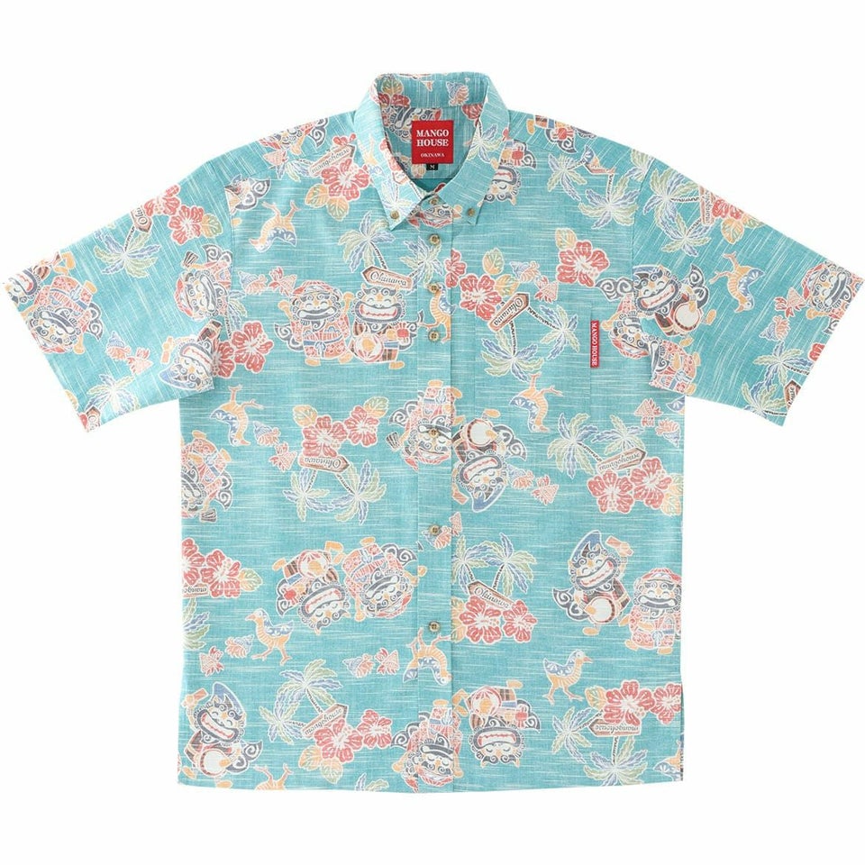 かりゆしウェア　サムネイル画像　ライトブルー