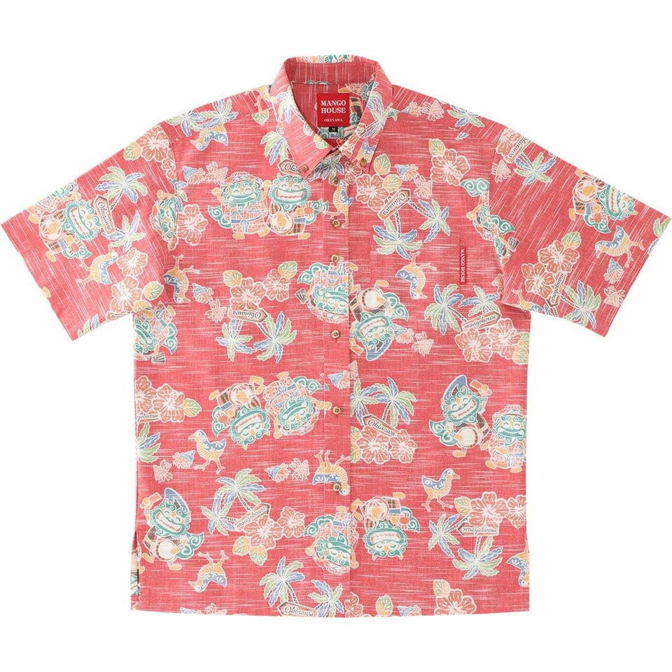 かりゆしウェア　サムネイル画像　レッド